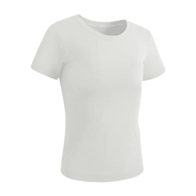 岚纹 圆领弹力透气健身衣 女款