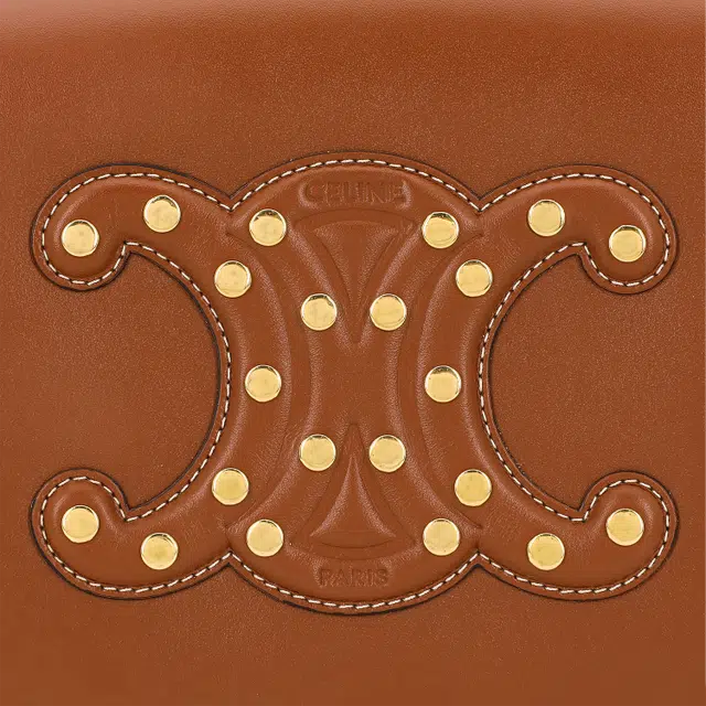 CELINE Cuir Triomphe Logo