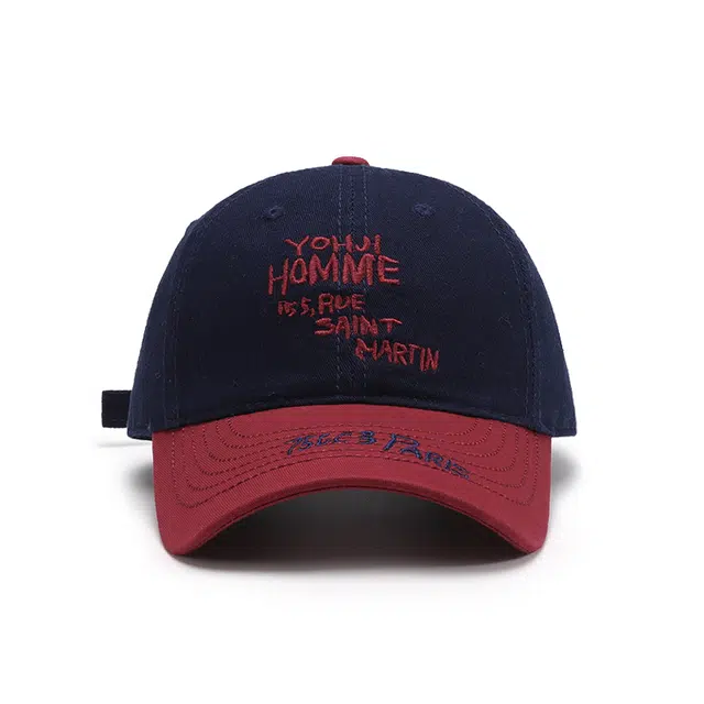 木林森 户外拼色弯檐拼接透气软顶字母刺绣 聚酰胺纤维 鸭舌帽 男女同款情侣款