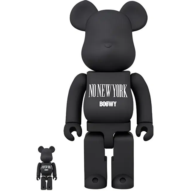 BE@RBRICK x BOOWY NO NEW YORK Black