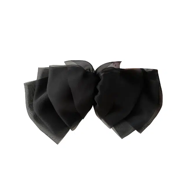 如花梦 在逃公主仙气蝴蝶结 高颅顶后脑勺盘发弹簧夹高马尾 发夹 女款