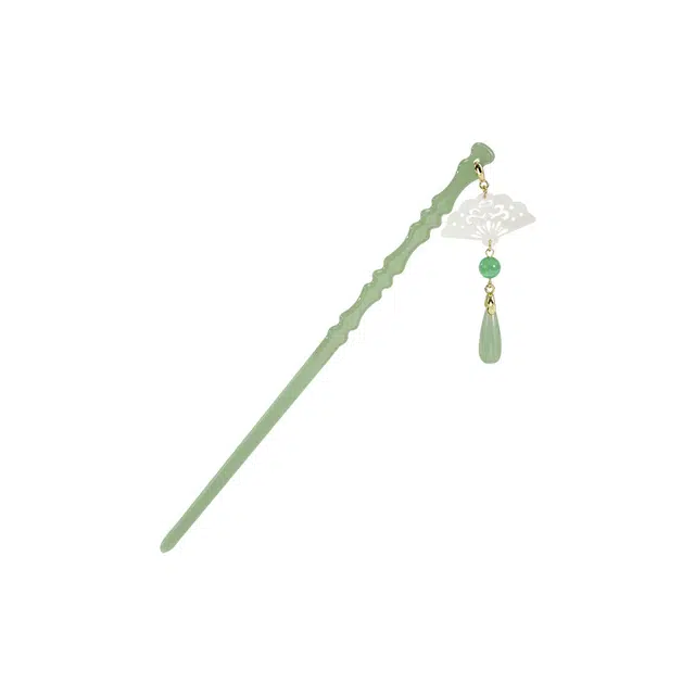 如花梦 新中式古风竹节流苏步摇发钗 复古汉服旗袍盘发发簪 女款 送女生