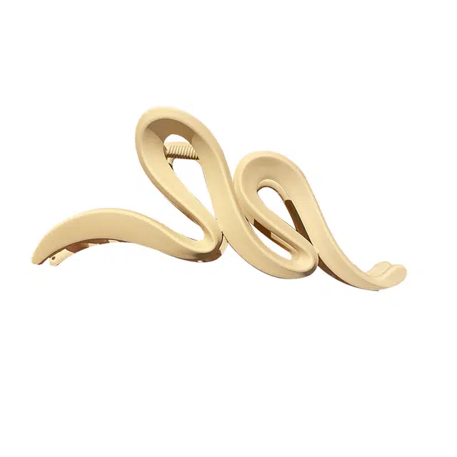 如花梦 邂逅美拉德~韩版磨砂鲨鱼夹日常通勤大号高级感 洗脸化妆盘发用发夹 女款