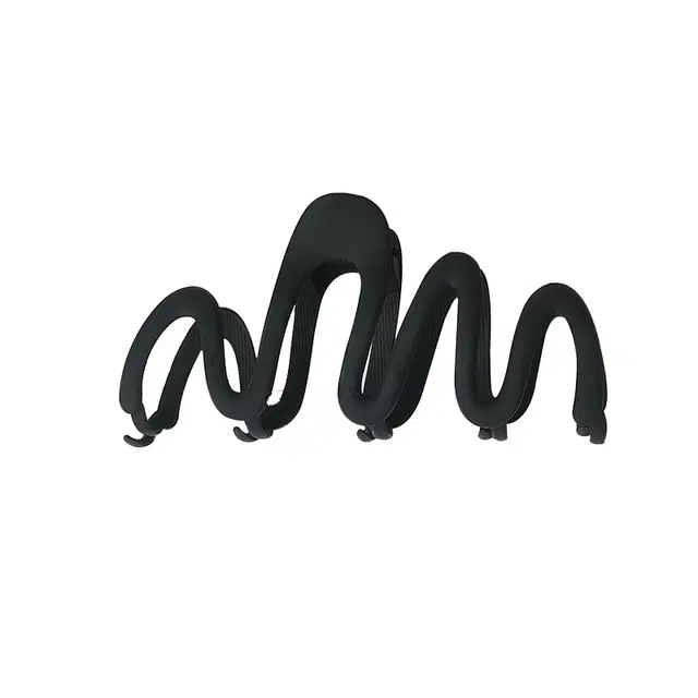 如花梦 高级感轻奢秋冬美拉德抓夹盘发发饰 磨砂后脑勺鲨鱼夹大号发夹 女款