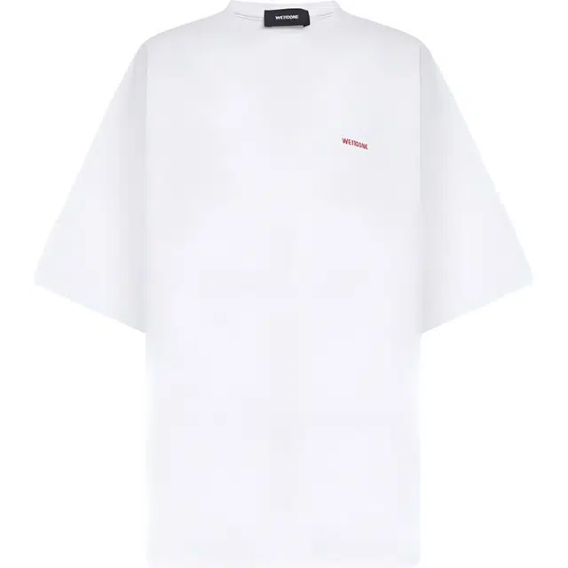 WE11DONE Oversized Logo Embroidered T