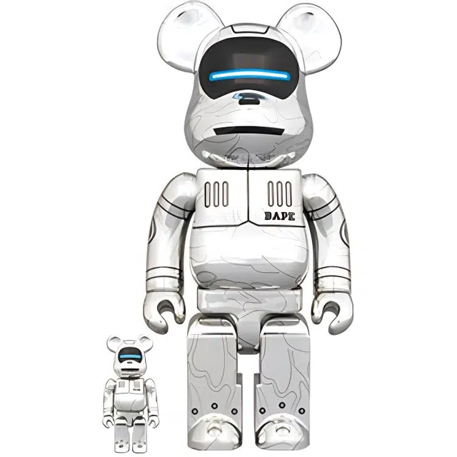 BERBRICK x HajimeSorayama x BAPE BABY MILO 7cm28cm