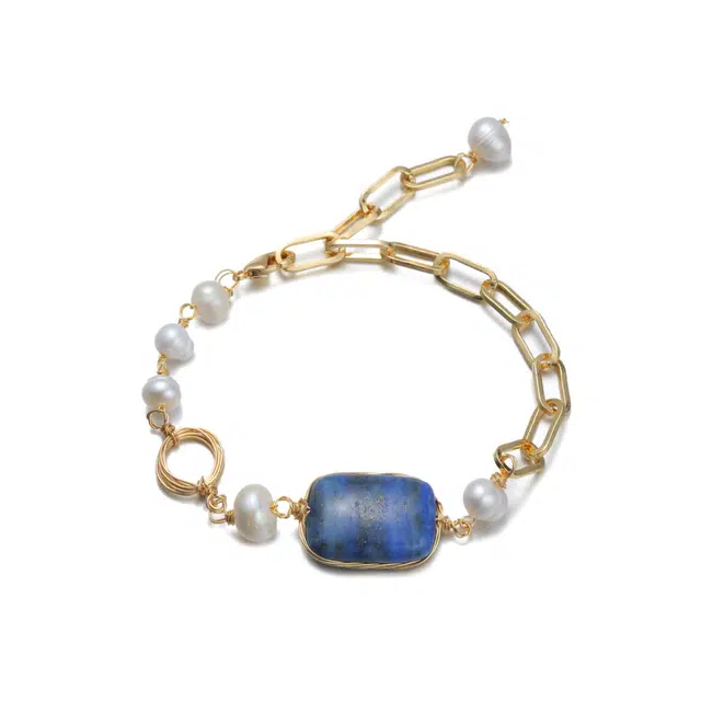 贝诗珠宝 巴洛克珍珠手链女气质监狱小众复古高级感串珠珍珠手链女款