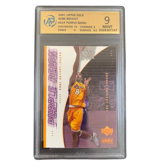UPPER DECK 2001GameKobeBryant PurpleReignRPA9