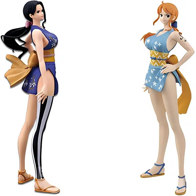 BANPRESTO One Piece Nami & Nico Robin Wano Style Set Ver.A