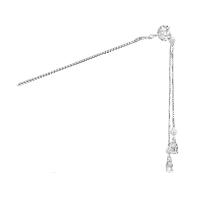 水中玉 古风女步摇流苏中式高级感发钗盘发钗子 气质汉服配饰古装 发簪 女款