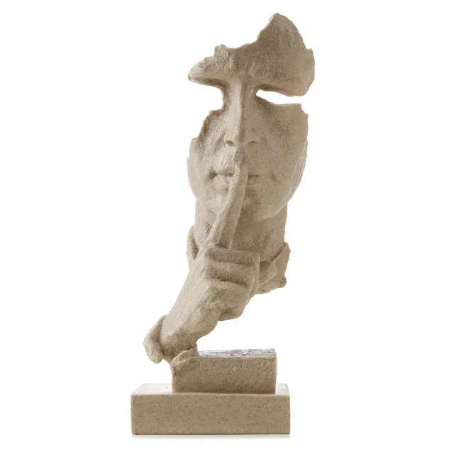 钵提 沉默是金人物 工艺品摆设客厅电视柜酒柜家居饰品 北欧美式摆件  潮流衍生品