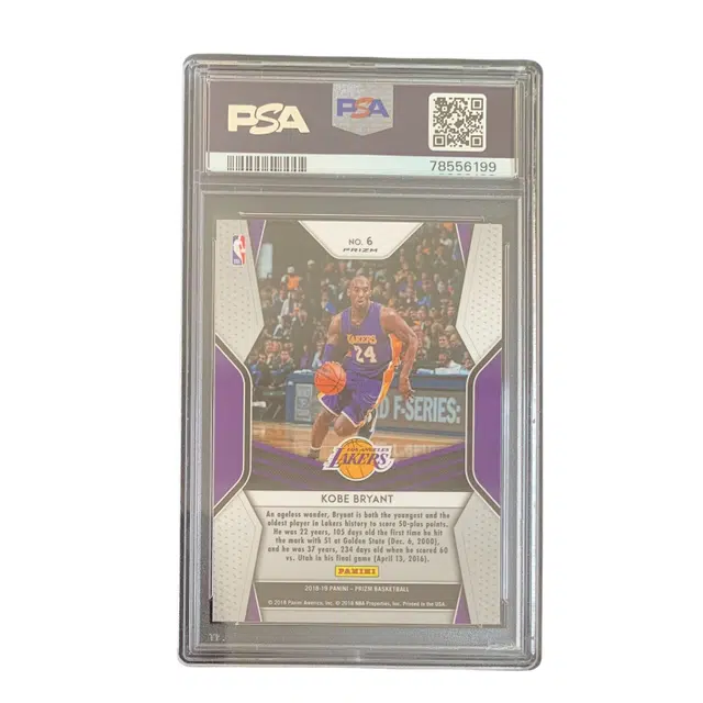 PANINI 2018-19 Kobe Bryant Dominance PSA9