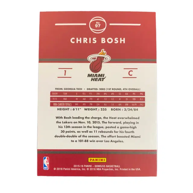 PANINI 2015-16 PressProof 0410