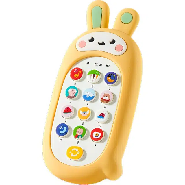 乐乐鱼 可啃咬益智早教音乐电话机 创意 玩具