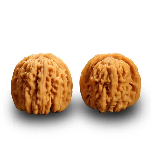 九隆古 配对狮子头四座楼 文玩核桃 手把件 男女同款情侣款