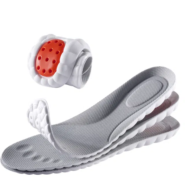 足印部落 气垫减震全掌气囊缓冲运动 鞋垫 男女同款情侣款