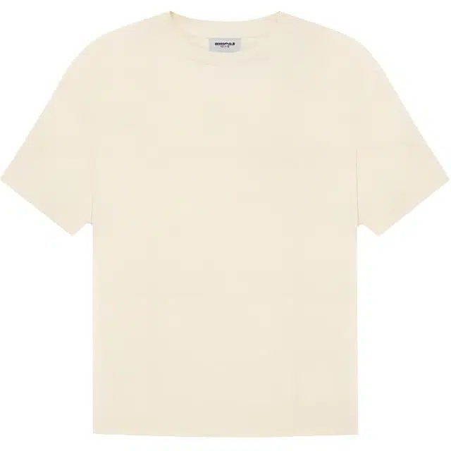 Fear of God Essentials SS21 Short Sleeve Tee ButtercreamCream LogoT