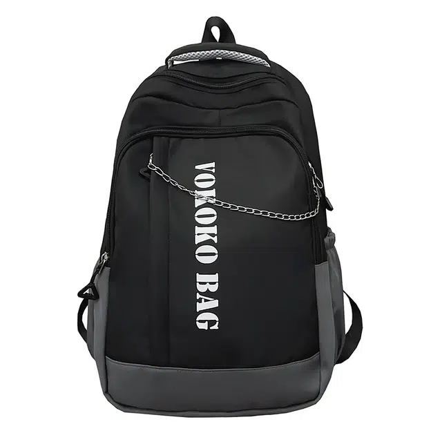 醇龙 大容量初中生学生书袋书包 男女同款 时尚潮流双肩包 尼龙 多色