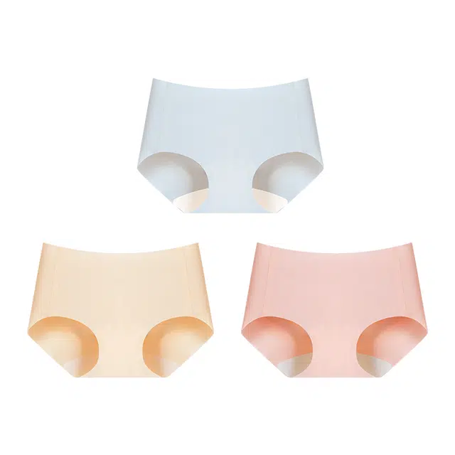 黄小姐 简约纯色舒适抑菌裆透气亲肤内裤 女款 组合装