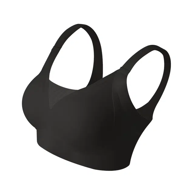 黄小姐 纯色简约舒适透气亲肤软支撑果冻条文胸 女款