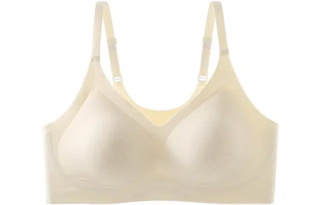 浪莎 简约纯色无钢圈背心式文胸