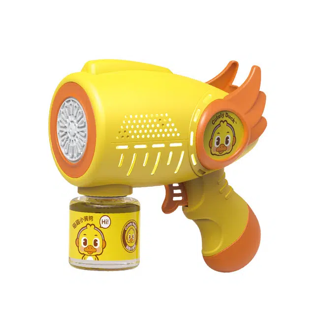 欧洛伊 小黄鸭 全自动 电动充电款手持 泡泡机