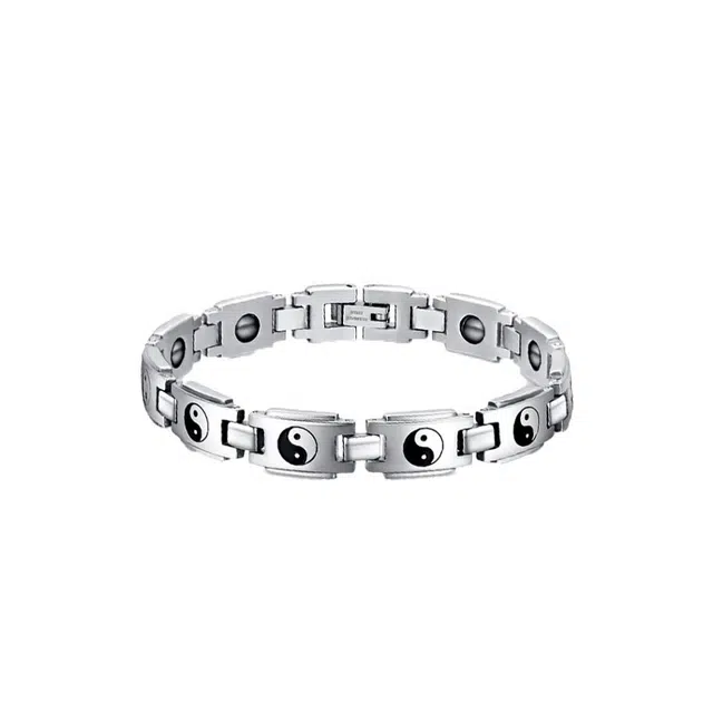 大唐国鼎 八卦图精致轻奢简约高级 冷淡气质清冷风 国风小众设计感创意个性 合金 手链 男款