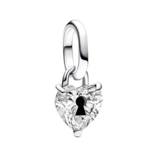 Pandora Keyhole Heart Pendant