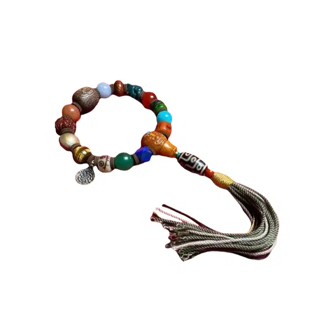 玉临门 新中式名族风小众时尚设计多宝石高级感 玛瑙 手串 男女同款情侣款