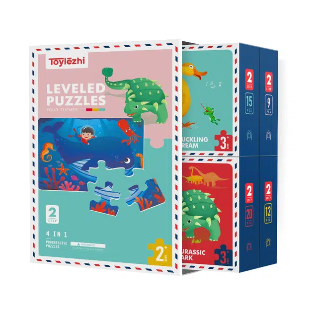 乐智由我 进阶拼图 多元化场景 早教益智玩具