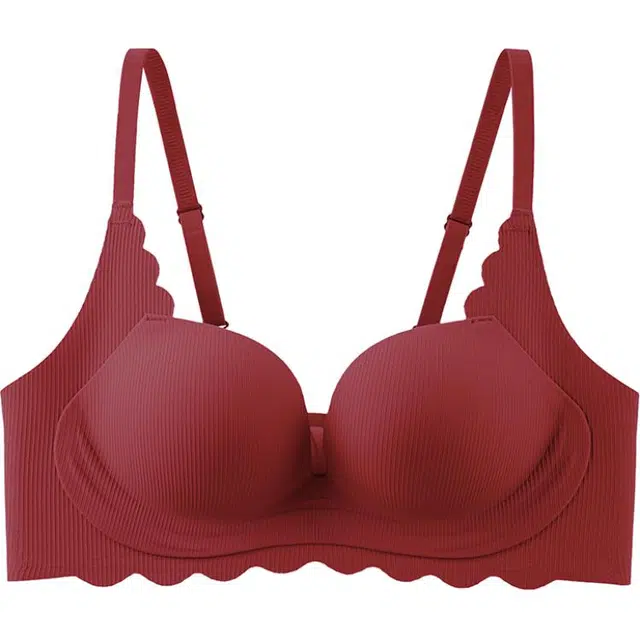 莫代尔 聚拢无痕无钢圈简约纯色文胸 女款