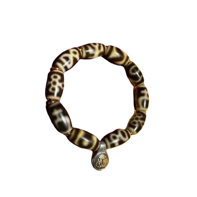 玉临门 国潮古法多宝天珠 藏式复古转运护身首饰 玛瑙 手串 男女同款情侣款