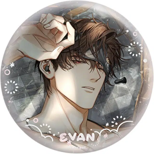 光与夜之恋 萧逸周边 梦系列角色马口铁 徽章