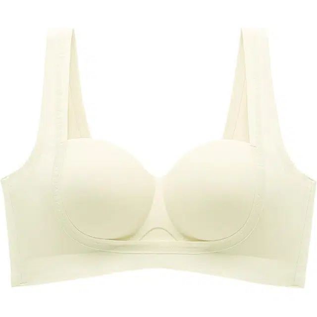 莫代尔 小胸显大上托收副乳防下垂内裤套装调整型文胸 女款