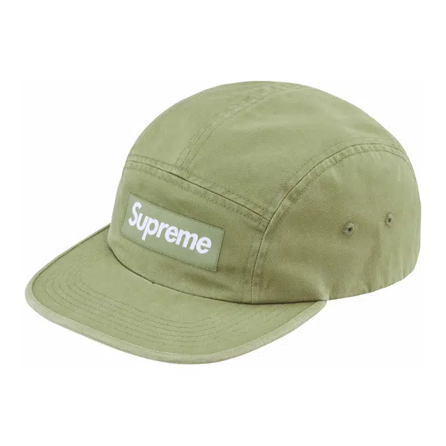 Supreme SS24 WEEK 16 WASHED CHINO TWILL CAMP CAP