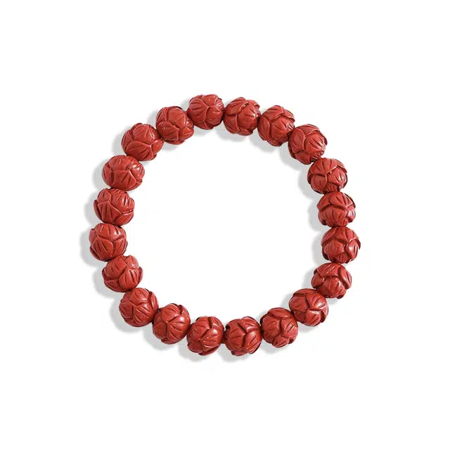 京华录 考试考研上岸转运珠 好运连连守护串珠 招财纳福 新中式单圈文玩绕指柔念珠 平安顺遂如意 朱砂 手串 男女同款情侣款