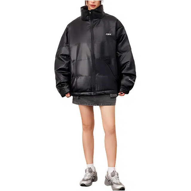 佐贝卡 美式复古工装棉服 女款 黑色
