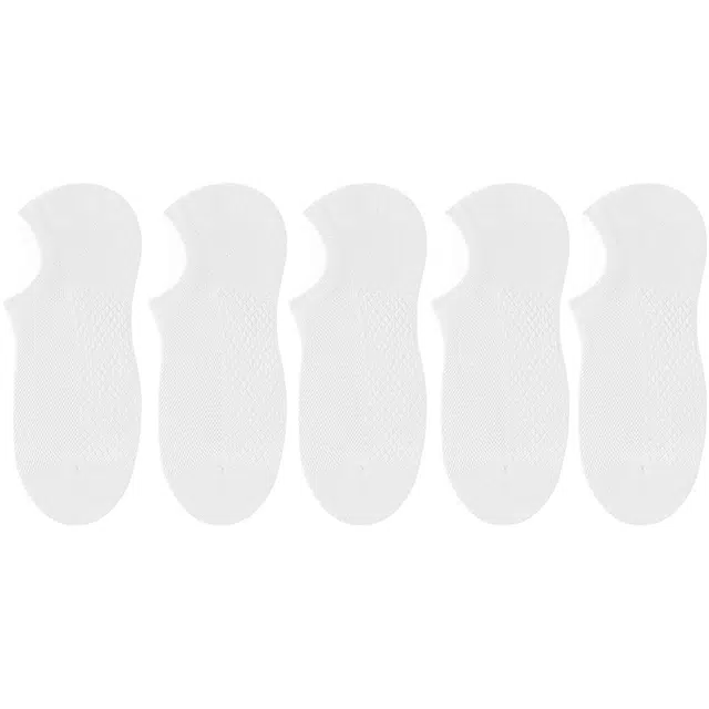 莫代尔 船袜浅口隐形防滑吸汗防臭透气网眼运动不掉跟舒适短袜 男款 组合装