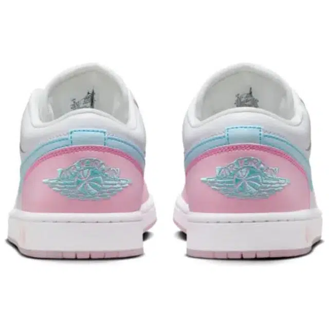 Jordan Air Jordan 1 Low "White/Pink Foam/Glacier Blue"