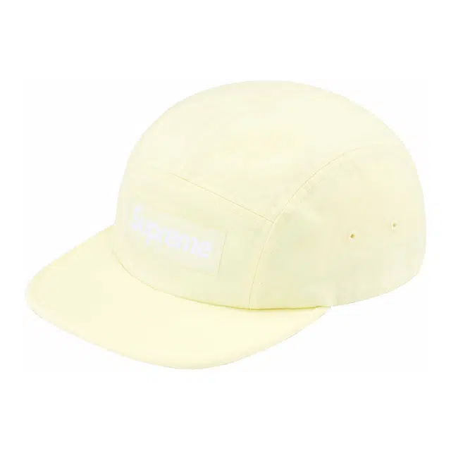 Supreme SS24 WEEK 16 WASHED CHINO TWILL CAMP CAP