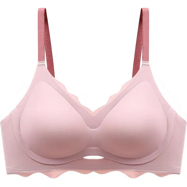 莫代尔 纯色聚拢无痕无钢圈文胸 女款