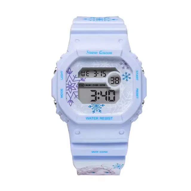 Disney Waterproof 50M Rubber Strap Gray Dial