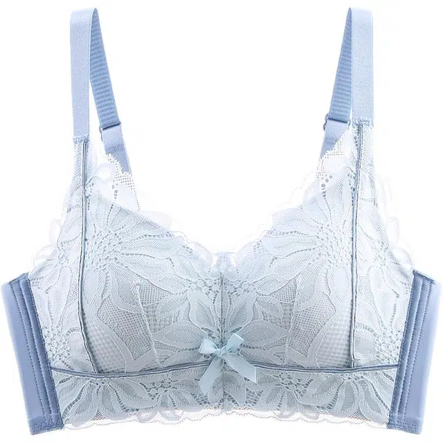 莫代尔 无钢圈防下垂蕾丝舒适文胸 女款