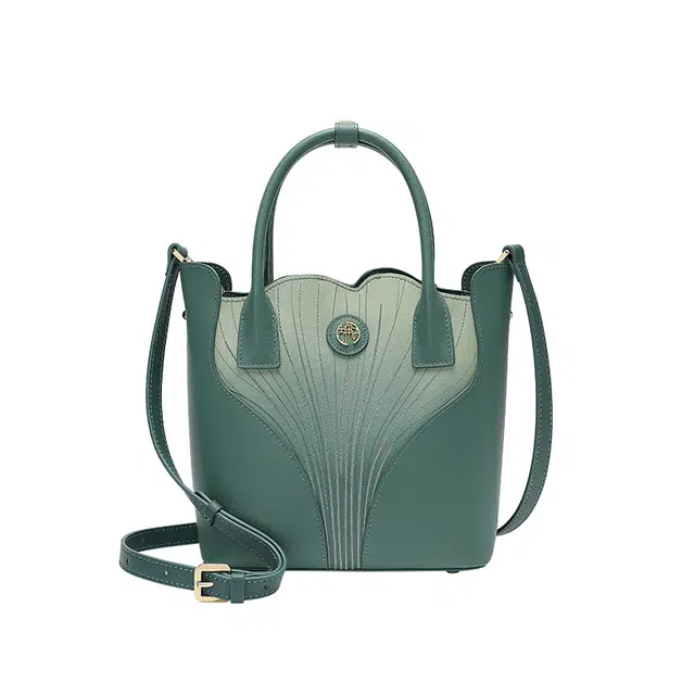 古伊西 新中式国风时尚潮流百搭 头层牛皮 手提单肩斜挎包 女款