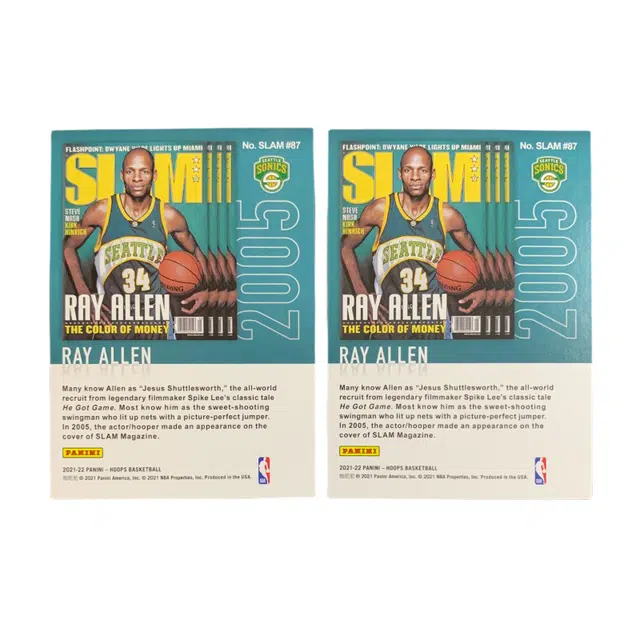 PANINI 2021-22Hoops Ray Allen salm 2