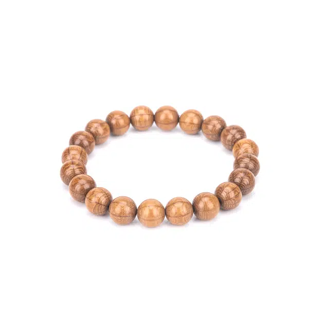 聆听花开 文玩手持念珠素圈 木作 手串 男女同款情侣款 六道木