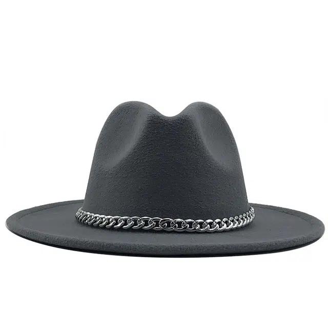 浪莎 欧美款多色 舞台帽毛呢 毡帽爵士礼帽帽子 男女同款情侣款