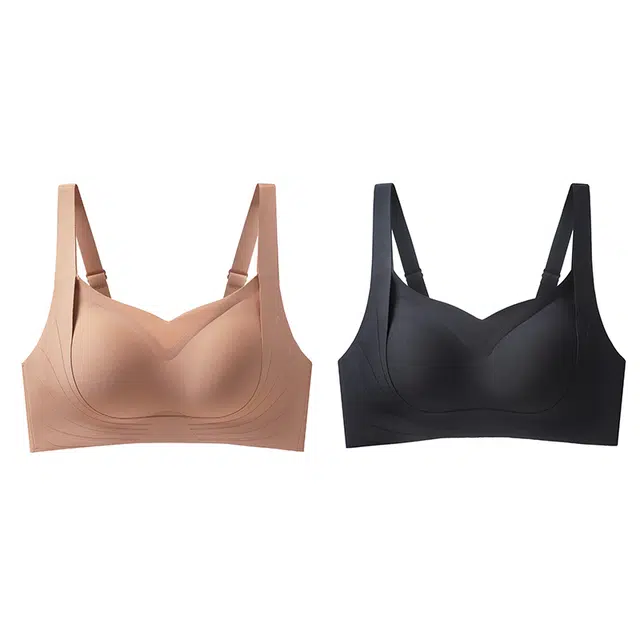 莫代尔 纯色无痕薄款无钢圈文胸 女款