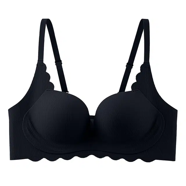 莫代尔 纯色聚拢无钢圈无痕简约上托防下垂文胸 女款