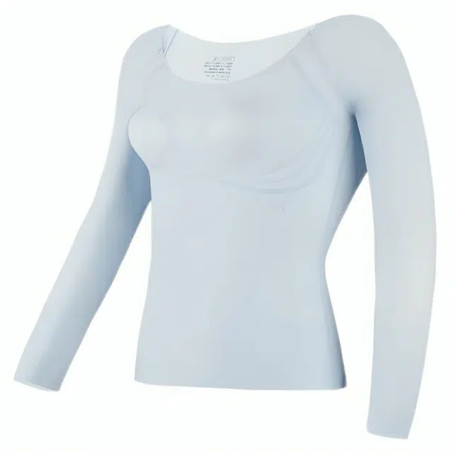 莫代尔 纯色简约带胸垫修身保暖上装 女款